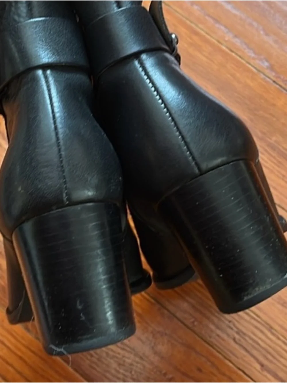 Madewell Black Leather Ankle Booties